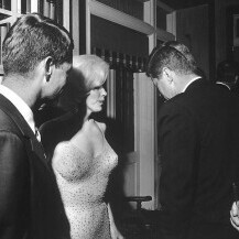 Marilyn Monroe s predsjednikom Johnom F. Kennedyjem 1962. godine