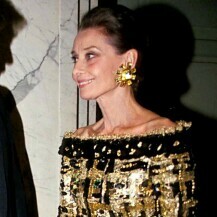 Audrey Hepburn 1992. na dobrotvornoj večeri centra Casita Maria