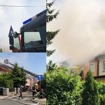Požar krova kuće u Botincu