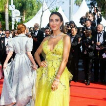 Tamara Kalinić u haljini modne kuće Elie Saab na 75. Filmskom festivalu u Cannesu