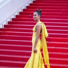 Tamara Kalinić u haljini Oscar de la Renta 2021. godine u Cannesu