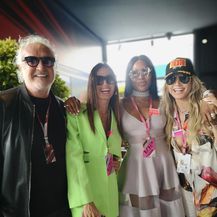 Flavio Briatore, Elisabetta Gregoraci, Naomi Campbell i Heidi Klum