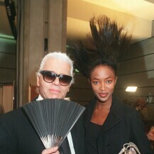 Karl Lagerfeld i Naomi Campbell u 90-ima