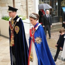 Princ i princeza od Walesa na krunidbi