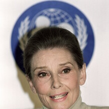 Audrey Hepburn 1992. kao ambasadorica UNICEF-a
