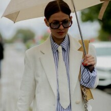 Kravata u street style izdanju s Tjedna mode u Kopenhagenu