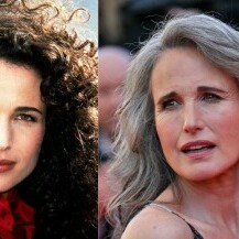 Andie MacDowell 1991. i 2025.