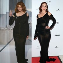 Susan Sarandon u haljini Donne Karan na Oscarima 2003. i njezina kći Eva Amurri 2024. godine