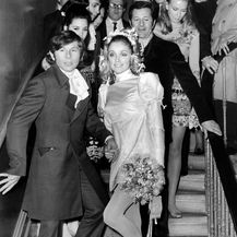 Roman Polanski i Sharon Tate snimljeni nakon vjenčanja 1968 (Foto: AFP)