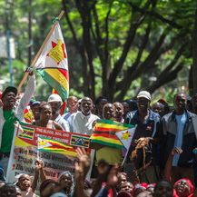 Prosvjed protiv Roberta Mugabea (Foto: AFP)