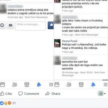 Prepiska prijetnje smrću koju je primila Vesna Pusić te i naknadne isprike (Foto: GLAS Građansko-liberalni savez/Facebook)