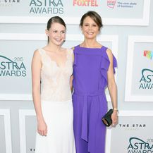 Lucia i njezina mama Antonia Kidman 2015. godine