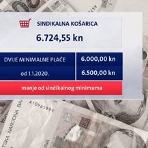 Sindikalna košarica (Foto: Dnevnik.hr)