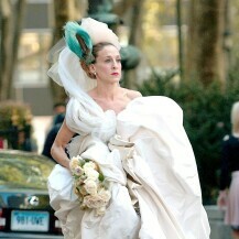 Sarah Jessica Parker u vjenčanici Vivienne Westwood 2007. na setu filma