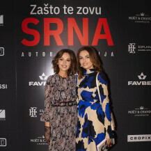 Branka Krstulović i Milana Vlaović na predstavljanju knjige 'Zašto te zovu Srna'