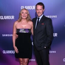 Kim Cattrall s partnerom Russellom Thomasom na dodjeli nagrada magazina Glamour