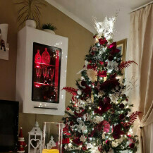 Predivno okićeno božićno drvce Anamarije Malenice iz Solina - 2
