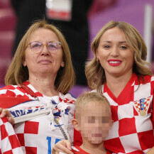 Mama i sestra Luke Modrića na utakmici Hrvatske i Kanade