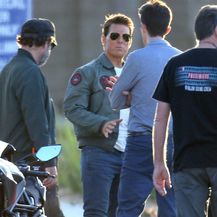 Tom Cruise na setu filma 