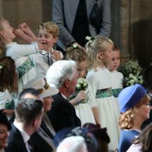 Princeza Charlotte i princ George na vjenčanju princeze Eugenie - 9