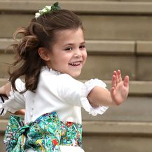 Theodora Williams, kći Robbieja Williamsa bila je djeveruša na vjenčanju princeze Eugenie - 1