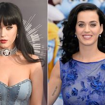 Katy Perry sa šiškama i bez njih
