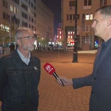 Krešimir Sever, predsjednik Nezavisnih hrvatskih sindikata, i Dino Goleš (Foto: Dnevnik.hr)