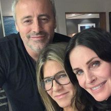 Courteney Cox, Jennifer Aniston, Matt Le Blanc (Foto: Instagram)