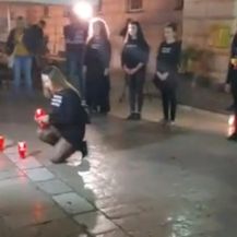 Prosvjed u Zadru (Foto: screenshot Antifjaka)