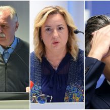 Branimir Mihalinec, Sanja Šprem, Andrej Plenković (Foto: Pixell)