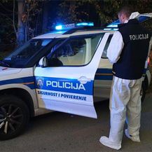 Policijski očevid na mjestu razbojništva (Foto: PU osječko-baranjska)