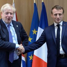 Boris Johnson i Emmanuel Macron (Foto: AFP)