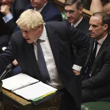 Boris Johnson u britanskom parlamentu (Foto: AFP)