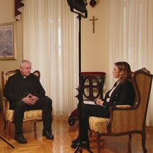 Nadbiskup mons. Mate Uzinić i Ana Malbaša - 1