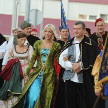 Antonija Mišura u ulozi princeze na Srednjovjekovnom sajmu u Šibeniku prije deset godina