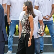 Kraljica Letizia u Madridu u Patrzia Pepe cipelama - 3