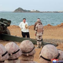 Sjevernokorejski vođa Kim Jong Un na vojnoj taktičkoj vježbi - 4