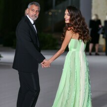 Amal Clooney u romantičnoj zelenoj haljini - 3