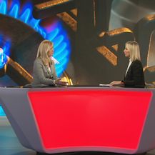 Mirela Ahmetović u studiju Dnevnika Nove TV - 1