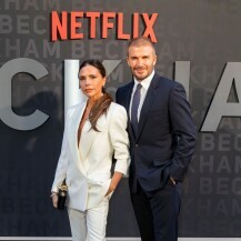 Victoria i David Beckham na premijeri dokumentarnog serijala Beckham