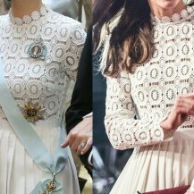 Dame s kraljevskim dvorova vole nositi iste haljine