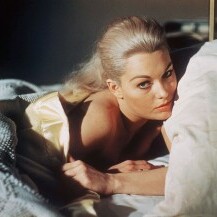 Kim Novak na setu filma Vertigo