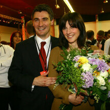 Sanja Musić Milanović i Zoran Milanović 2007. godine