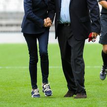 Brigitte Macron i Michel Platini