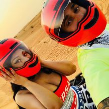 Nicki Minaj i Lewis Hamilton (Foto: Instagram)