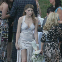 Lejla Filipović u haljini šampanj boje koja je bila njezina druga vjenčanica - 1