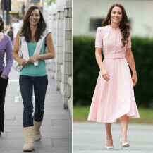 Modni stil Catherine Middleton nekad i sad