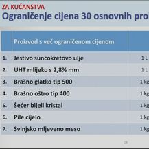Proizvodi čije je cijene Vlada ograničila - 4