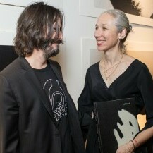 Keanu Reeves i Alexandra Grant 2017.