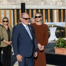 Princ Albert i princeza Charlene na otvorenju skloništa